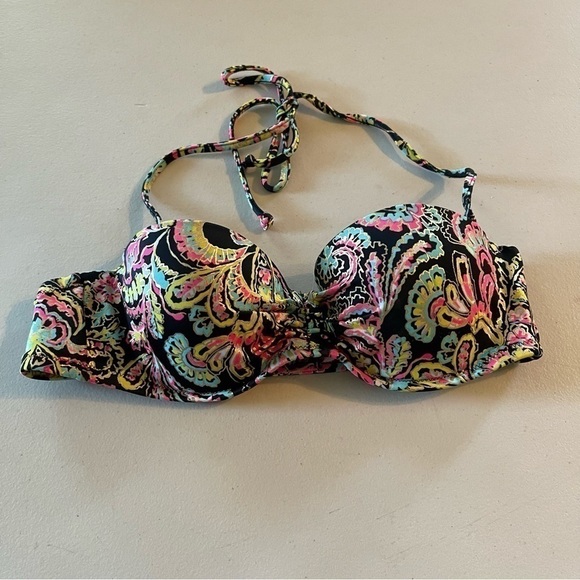 Victoria’s Secret  Halter Push-Up padded Bikini Top size 34 A - Picture 3 of 10